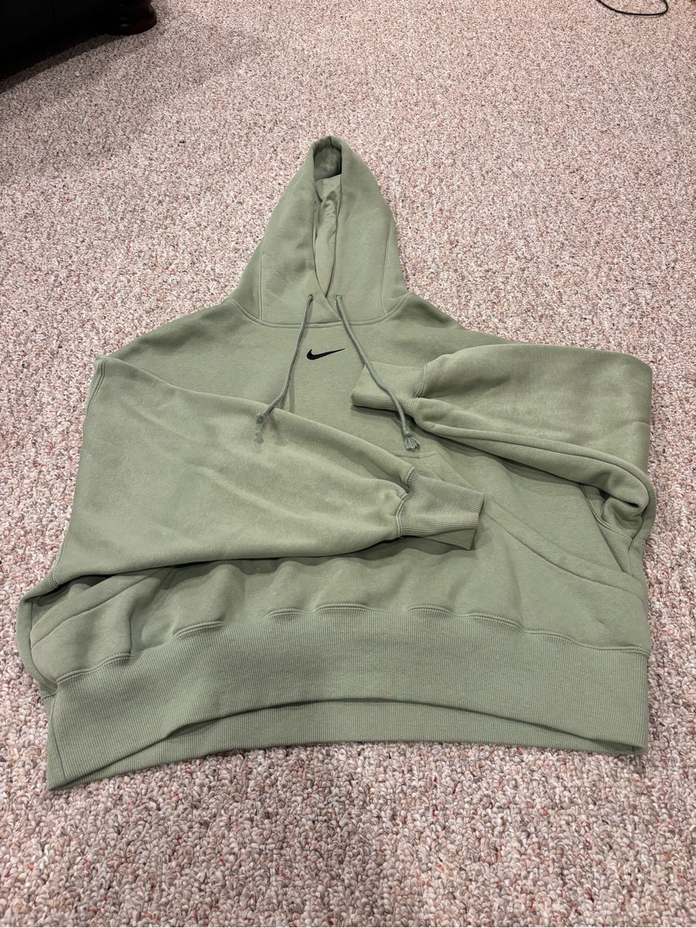 Nike Women’s Olive Green Phoenix Oversized Hoodie